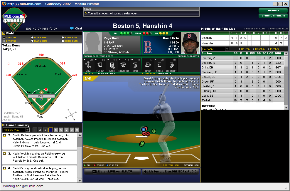 - MLB.com Gameday - 20080322 Bos v Han -