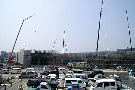 ― 建物工事に入っている模様 ―