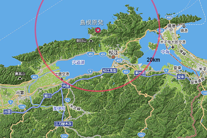 ― 松江市がスッポリ…… ―